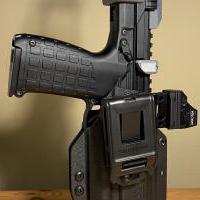 CB33 holstered in PHLster Floodlight 1 OWB